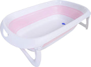 HOMCOM Babybad inklapbaar roze 80 x 48 x 21cm