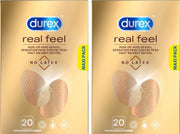 Durex Condooms Nude Real Feel - Latexvrij - 2 x 20 stuks