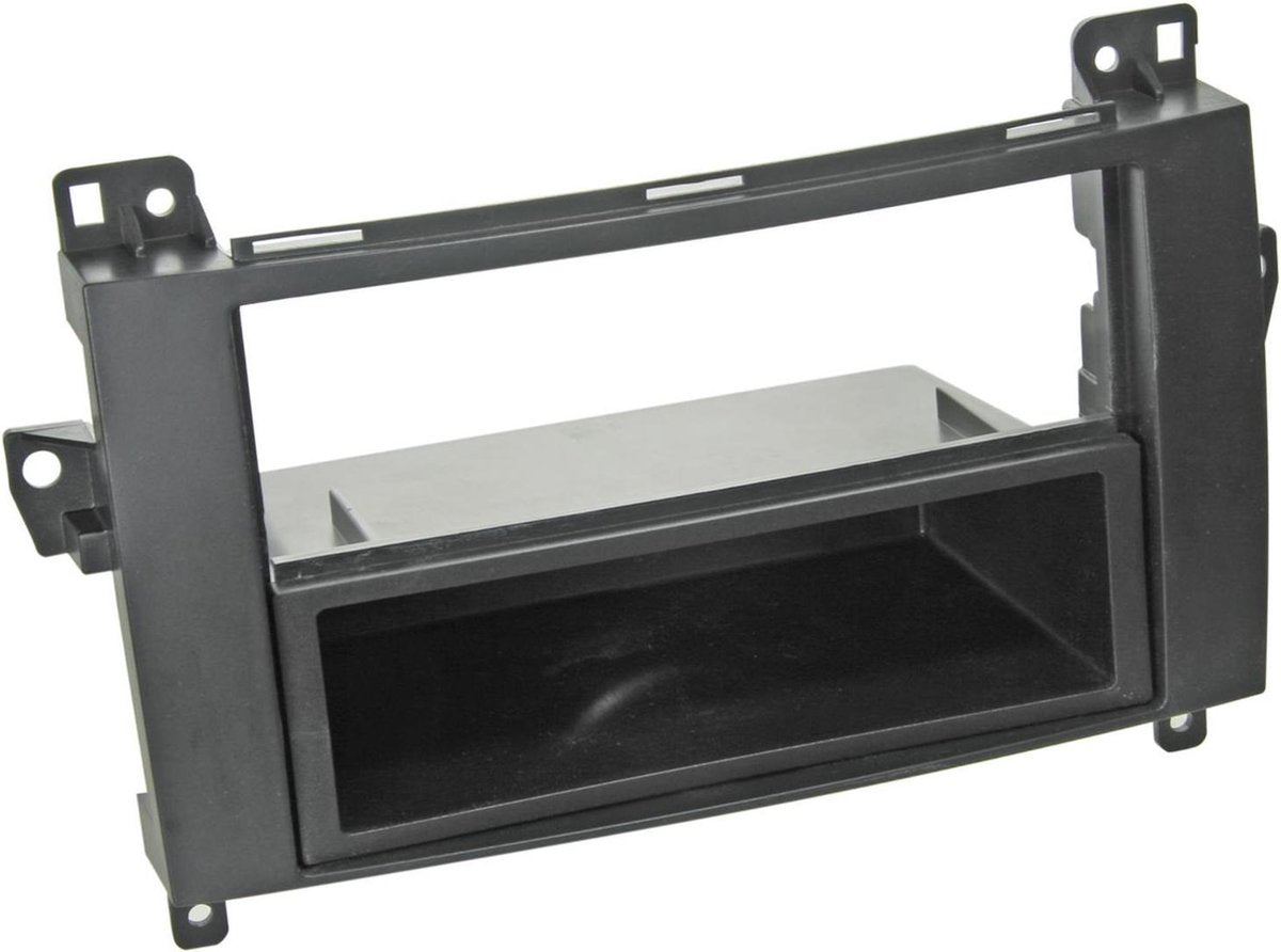 2-DIN Paneel Mercedes Benz A-Klasse/ B-Klasse / Viano / Vito Kleur: Zwart
