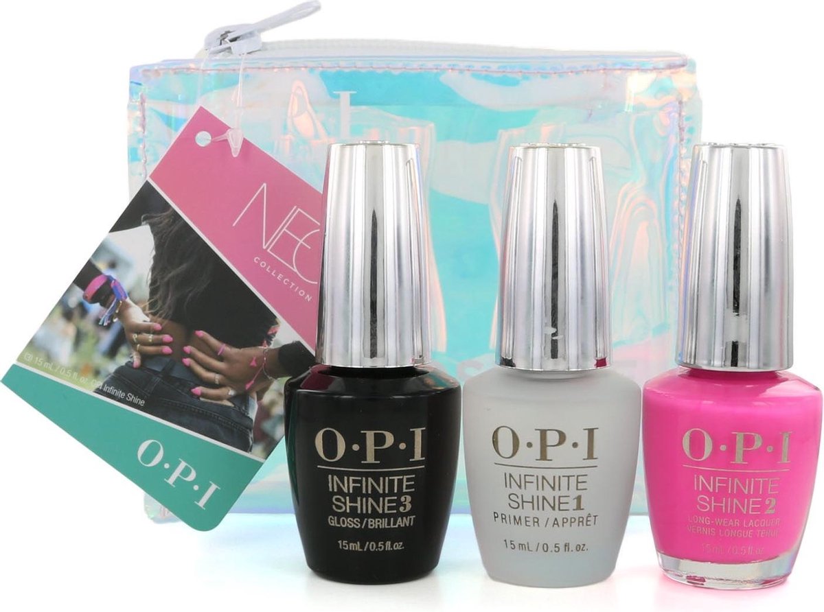 O.P.I Infinite Shine Neon Collection Cadeauset - Positive Vibes Only