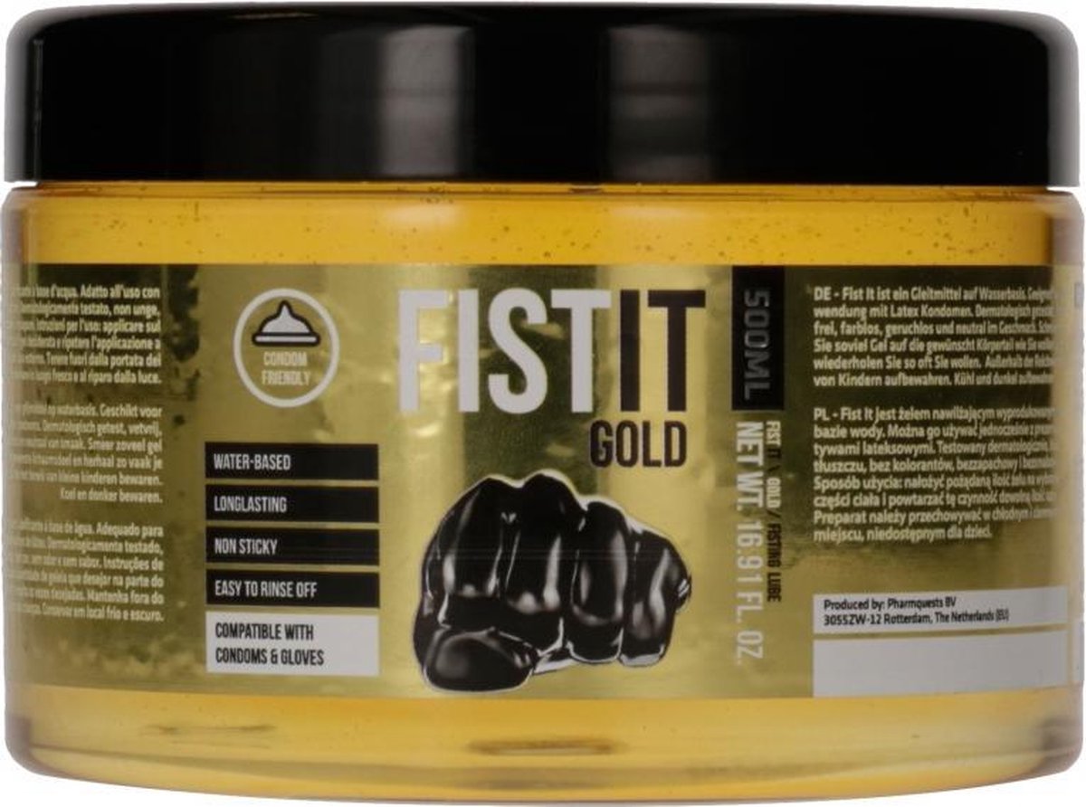 Fist It Gold - 500ml - Lubricants - Fist-It Lubes