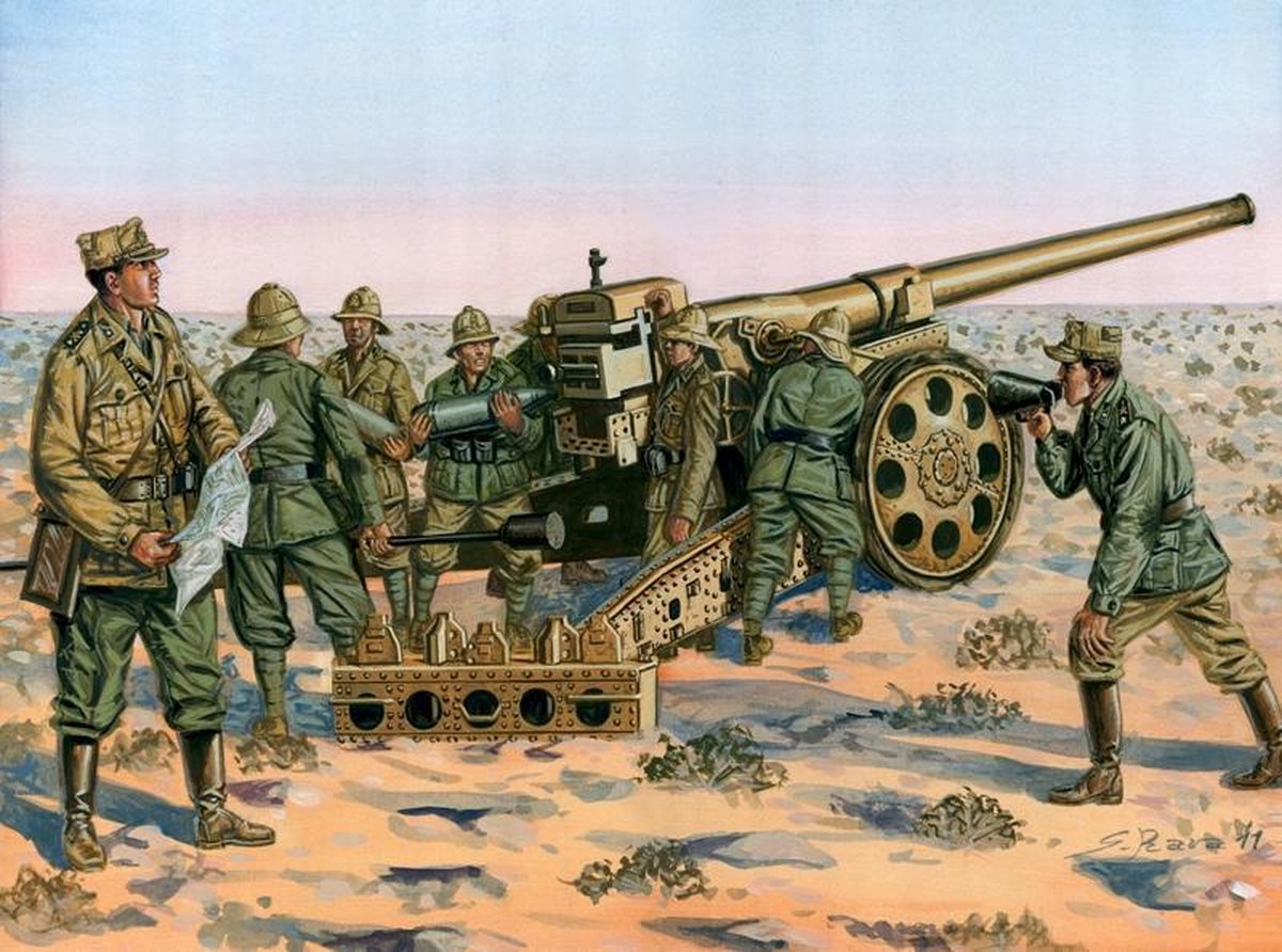 Italeri - Wwii Cannone Da 149/40 With Crew 1:72 (Ita6165s)