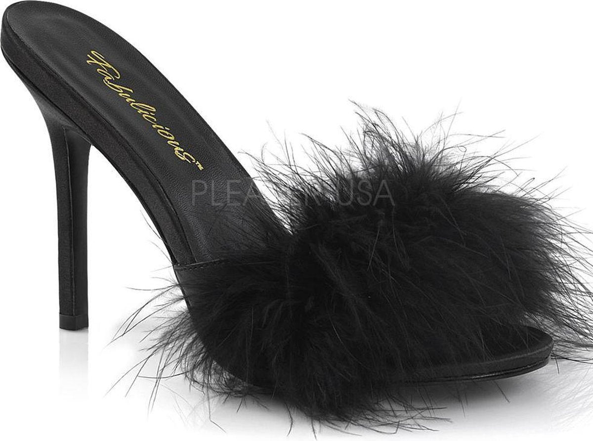 Fabulicious Muiltjes met hak -35 Shoes- CLASSIQUE-01F US 5 Zwart