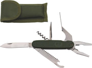 MFH - BW-stijl Zakmes - Leger groen - Met tang