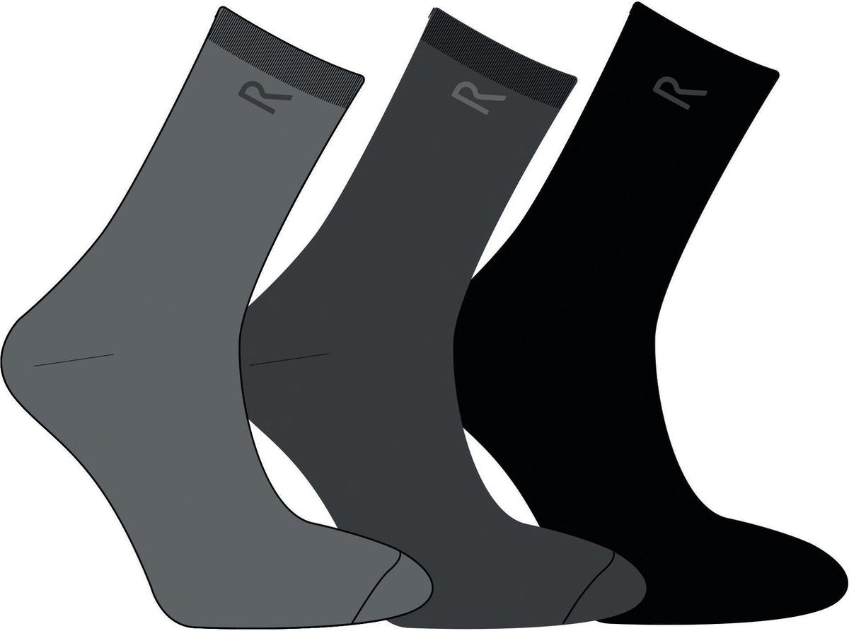 Regatta Mens 3 Socks/ Box Wandelsokken - Mannen - Grijs