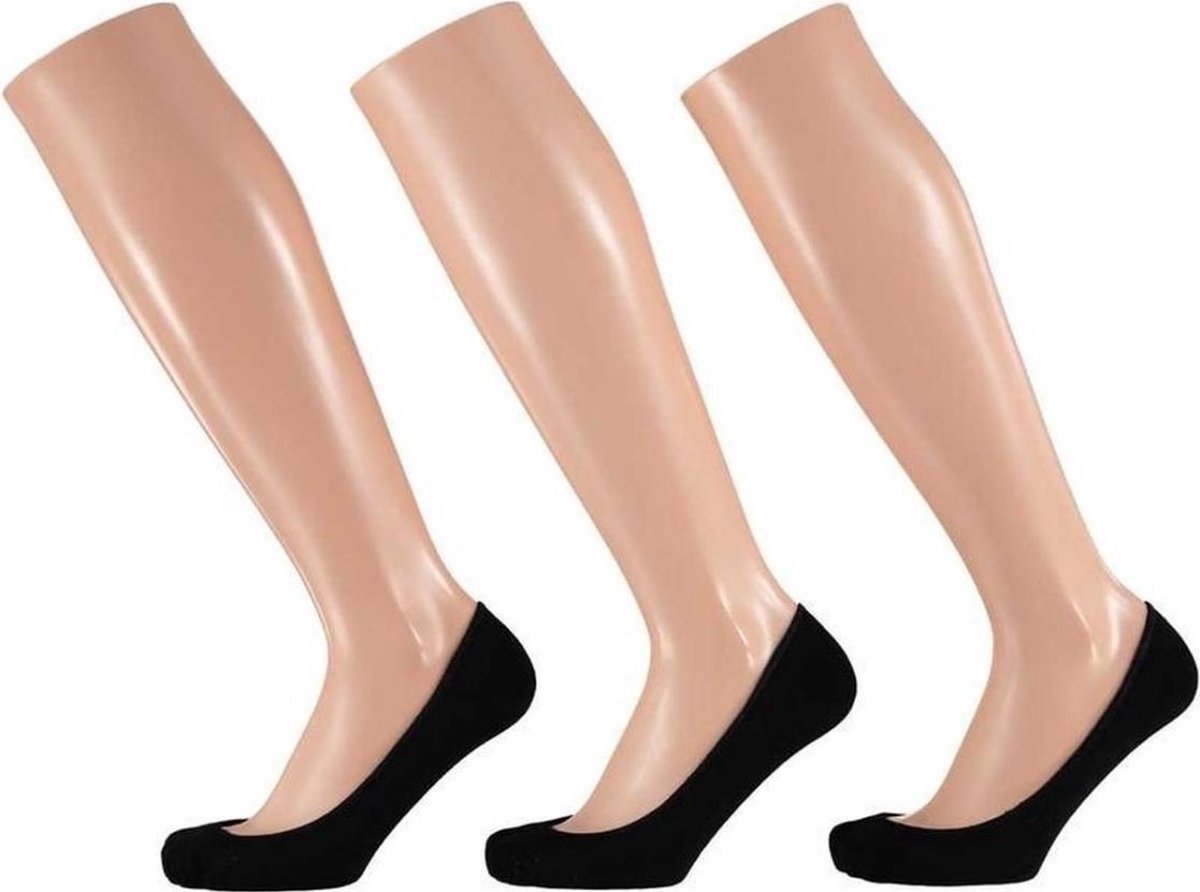 Socke|Sokken|Ballerina Sok (80% Katoen) Dames Kousenvoetje Maat: 39/42