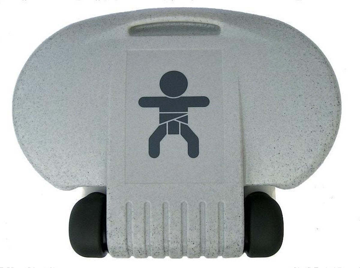 Muur commode met veiligheidsgordel - laadvermogen tot 15 kg