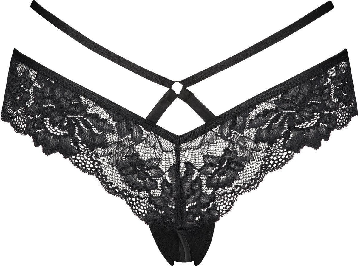 Hunkemöller Private Dames Brazilian met open kruis Sosha - maat L