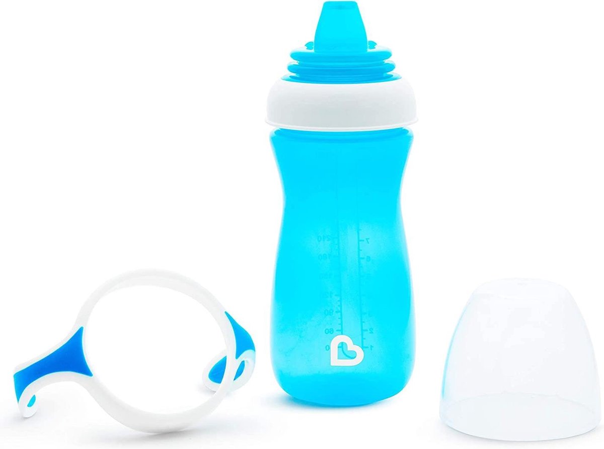 Munchkin Gentle overgangsbeker anti lek blauw