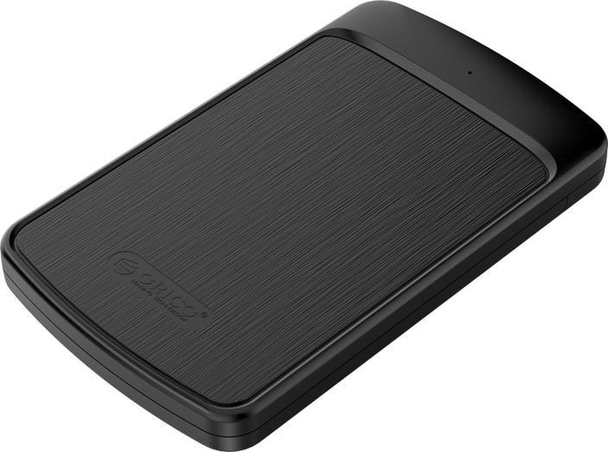 ORICO 2.5 inch harde schijf behuizing met sliding cover - geborsteld zwart
