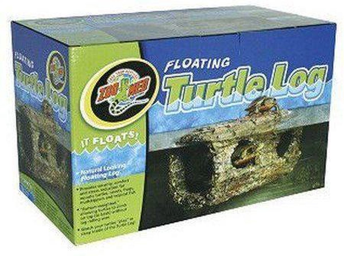Turtle Log - drijvende boomstam eiland schildpad klein schildpad of muskus