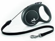 Flexi rollijn black design cord zwart