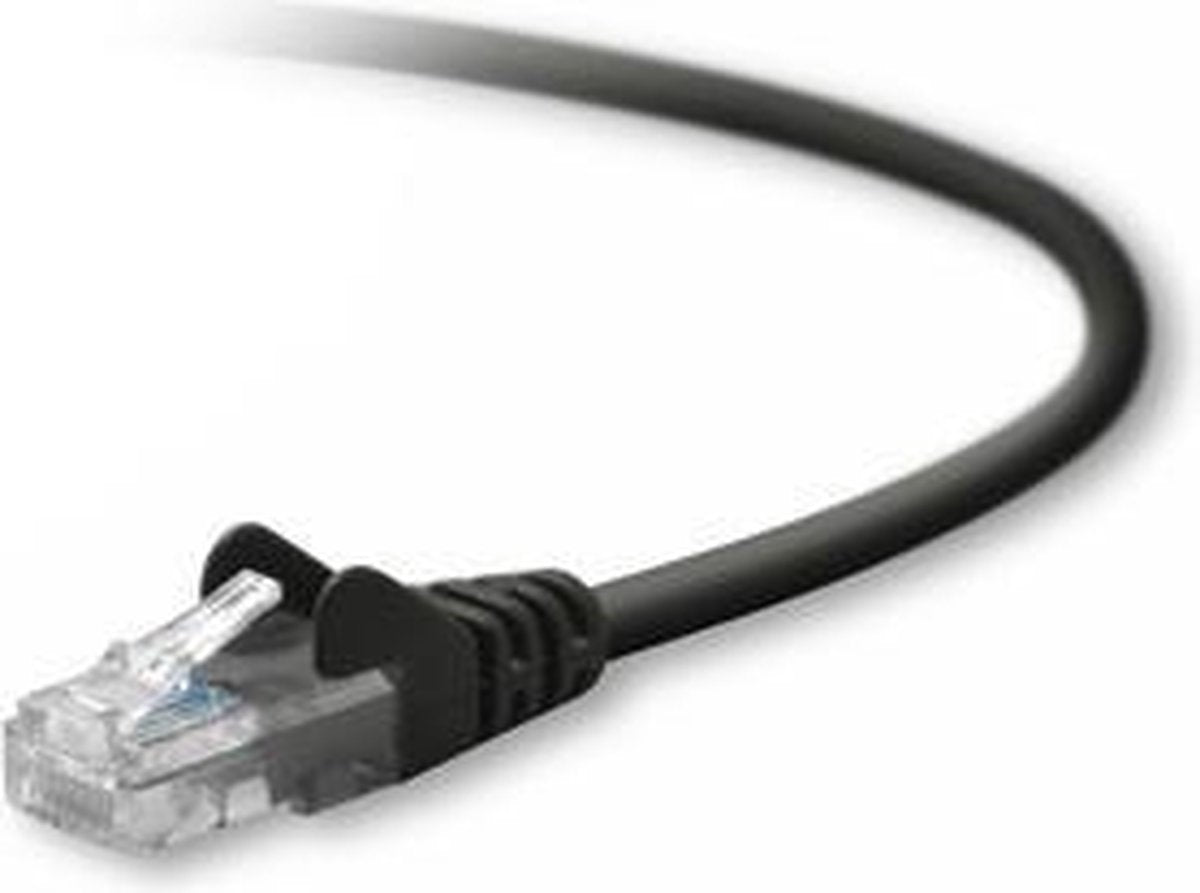 Belkin A3L791B01M - UTP Patch kabel - Cat.5e / 1 meter / Zwart