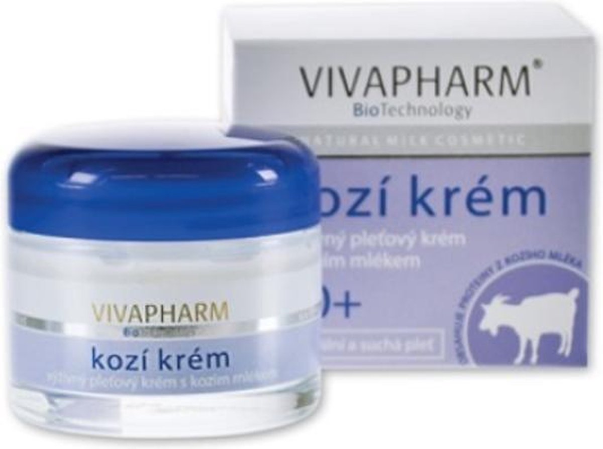 VivaPharm - Výživný pleťový krém s kozím mlékem