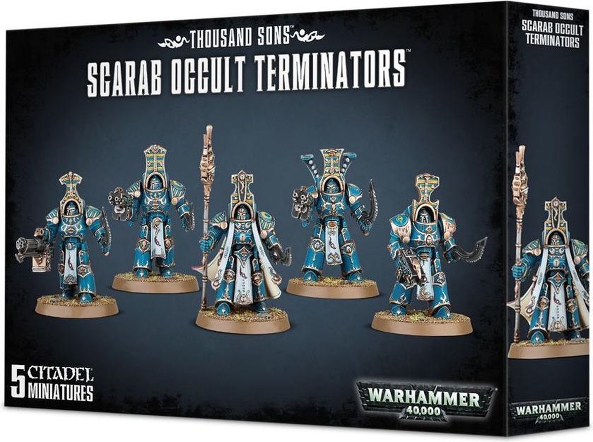 Warhammer 40.000 Thousand Sons Scarab Occult Terminators