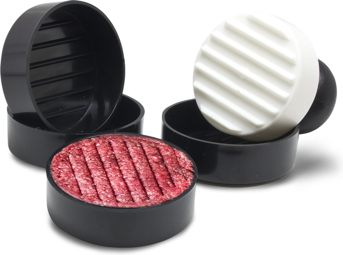 Westmark Hamburgermaker | 5 Delig | Gehaktstamper | 6.5 cm rond