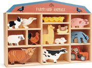 Set houten Boerderijdieren met display | Tender Leaf Toys