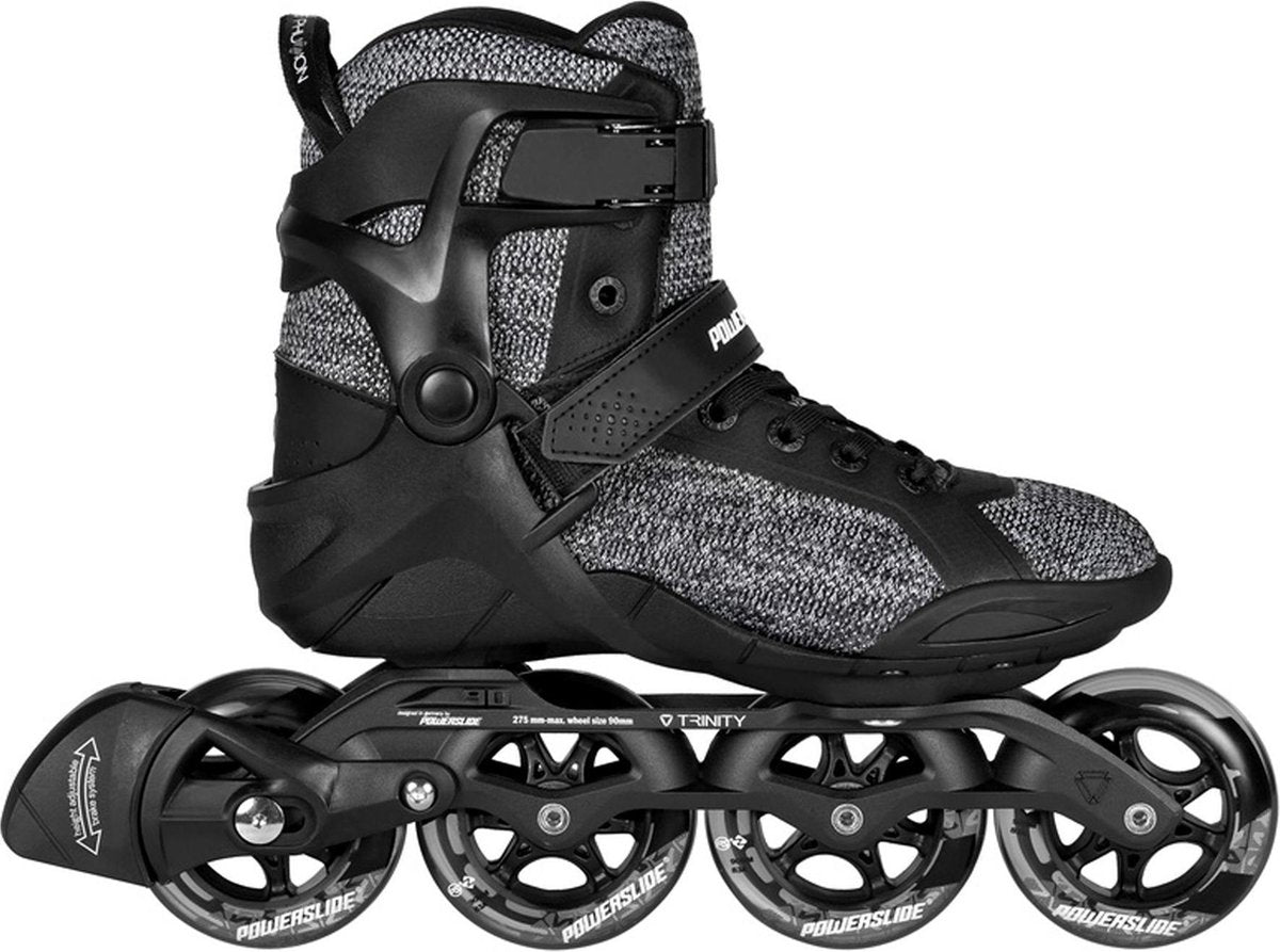Powerslide Inlineskates - Maat 39 - Unisex - zwart/donkergrijs