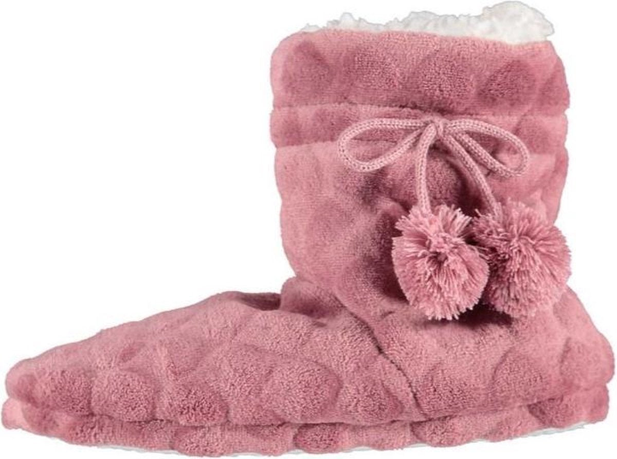 Apollo Sloffen Dames Textiel/tpr Roze Maat 39-40