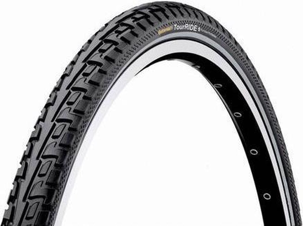 Buitenband 24x175 47-507 reflectie continental ride tour zwart - ZWART