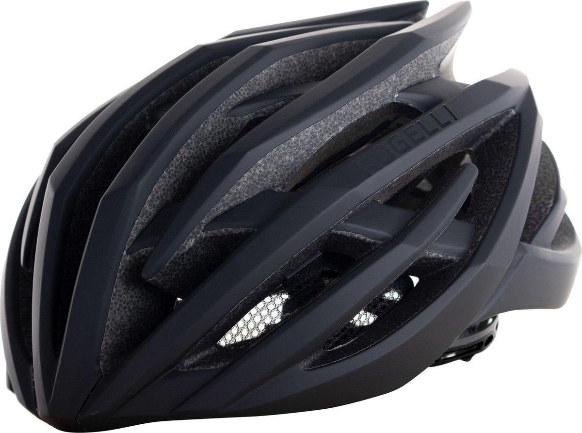 Rogelli - Wielrenhelm Tecta Zwart - Maat S-M/54-58cm