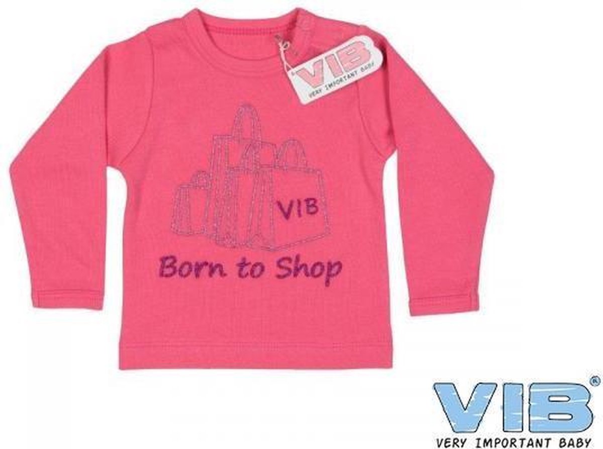 VIB Shirt Born To Shop roze/red