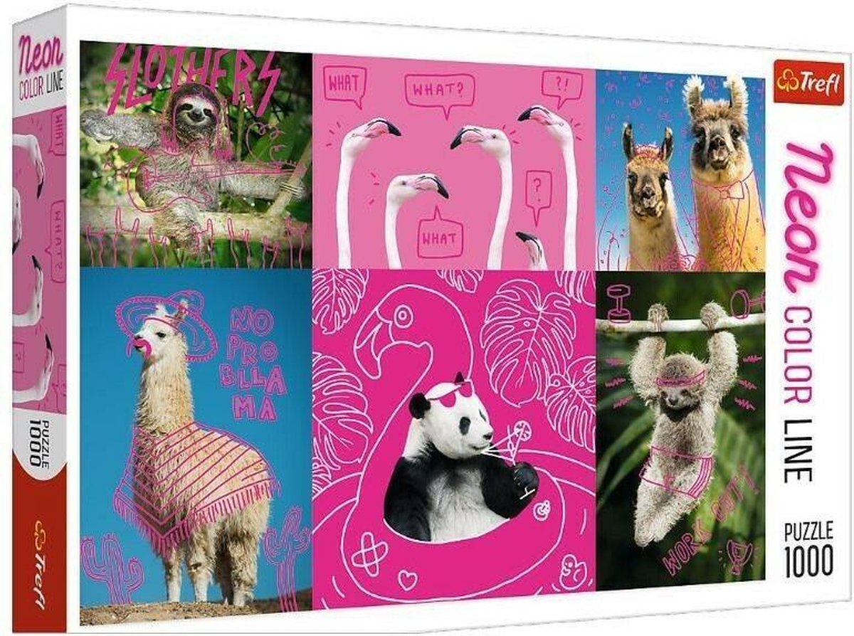Neon Crazy Animals