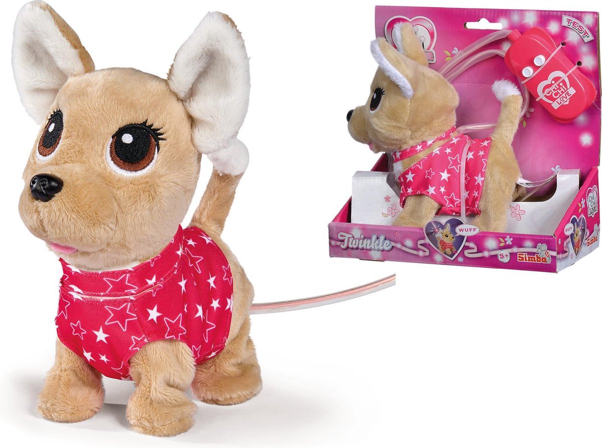 Simba Knuffeldier Chichi Love Twinkle 20 Cm Pluche Bruin