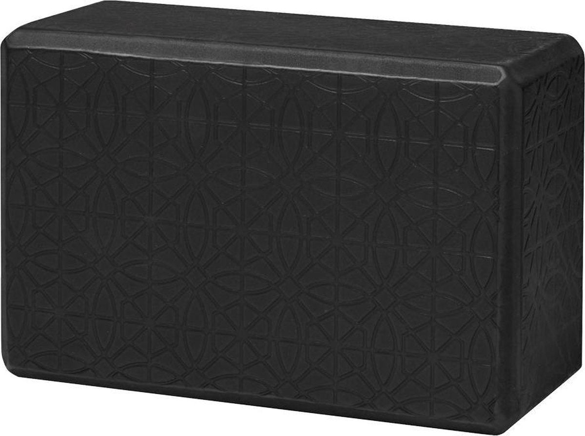 Gaiam - Yoga Blok - Embossed - Zwart