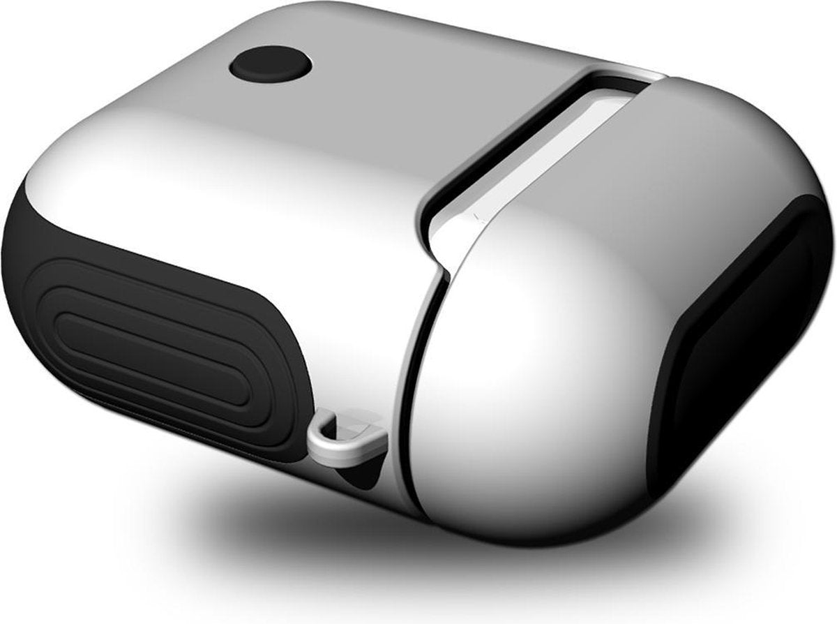 Mobigear Frosted Hard Kunststof Hoesje Wit voor Apple AirPods