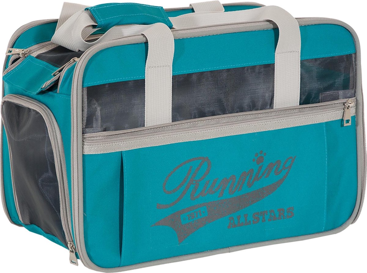 Vadigran draagtas hond running blauw 40X28X25CM