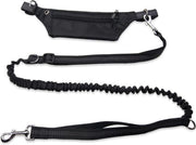 Hardloopriem voor de Hond – Heupriem – Heupgordel – Hardloop Hondenriem – Handsfree – Dog Leash - Zwart