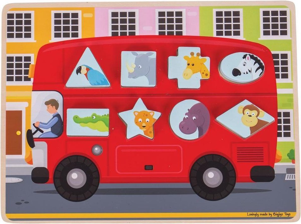 Bigjigs Shape Sorting Bus