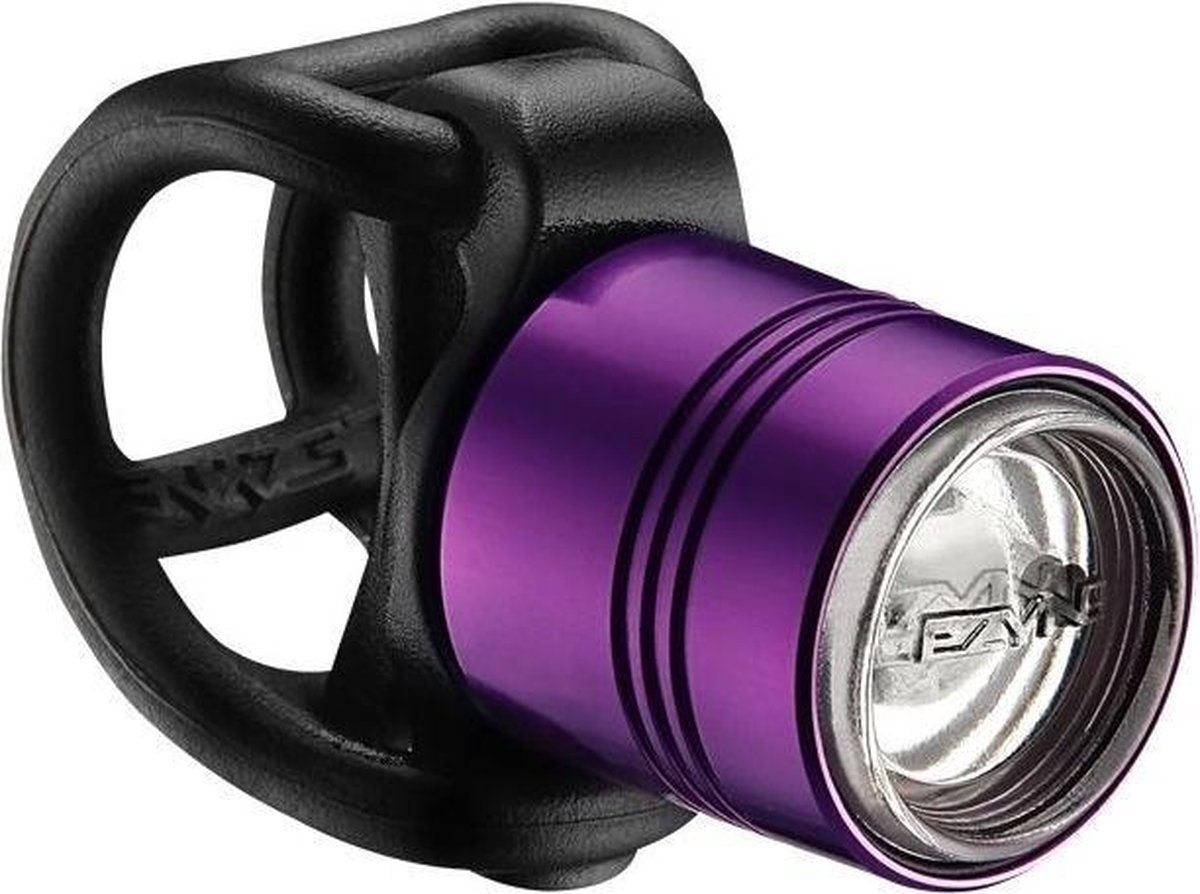 Lezyne Femto Drive Led Fiets Koplamp - Batterij - 15 Lumen - Paars