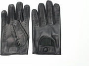 Retro racing gloves zwart maat S