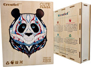 Schattige Panda - Houten Puzzel Volwassenen - Jigsaw puzzels - A3 formaat