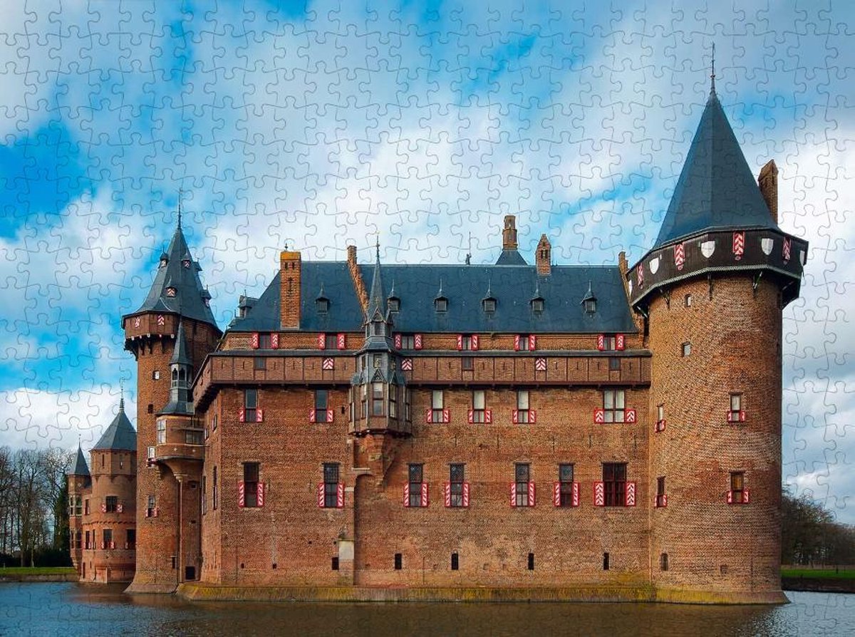 Kasteel De Haar in Utrecht - Lastige Legpuzzel 500 Stukjes | Kasteel - Utrecht - Holland - Slot