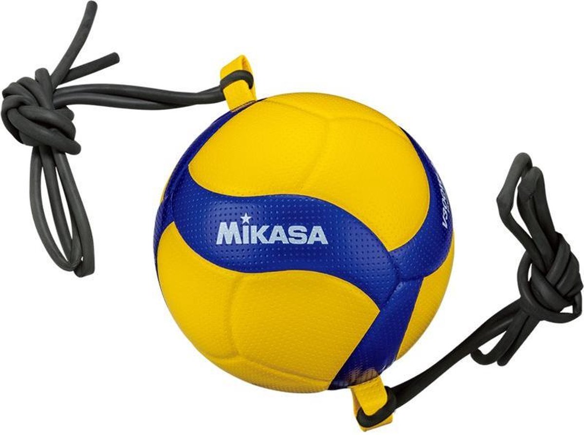 Mikasa V300W ATTR Volleybal - geel/blauw - maat 5