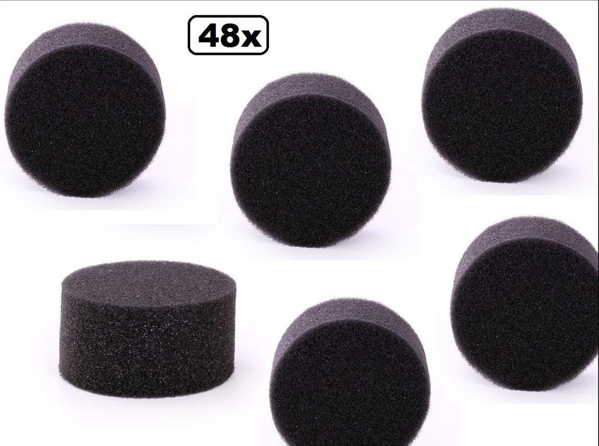48x PXP Sminkspons zwart