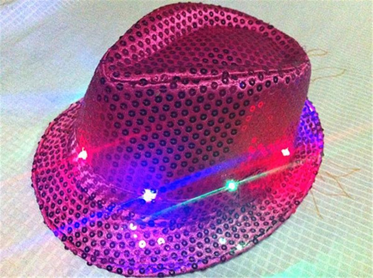 LED Hoed Roze