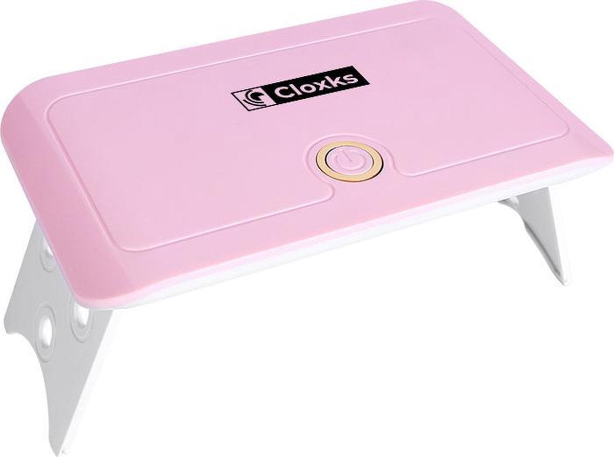 Cloxks nageldroger – Gellak lamp – Nagellamp – Nagellak droger – UV-lamp – Ledlamp – 36 Watt – Mini nageldroger – 2020 BQ-mini 2 – professioneel & compact – Reis nageldroger – Set – 2020 model - roze