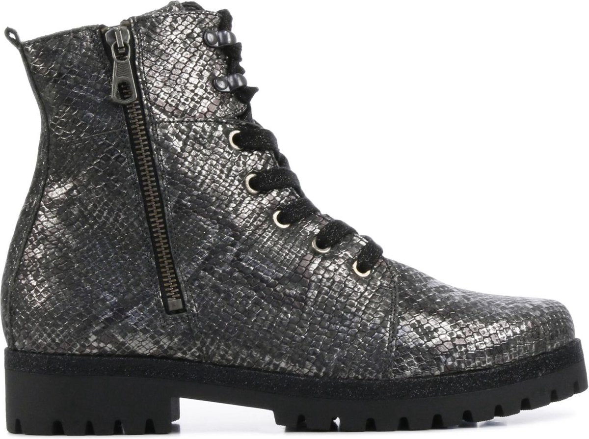 Waldlaufer Vrouwen Enkellaarsjes -  338813 python - Zilver - Maat 37