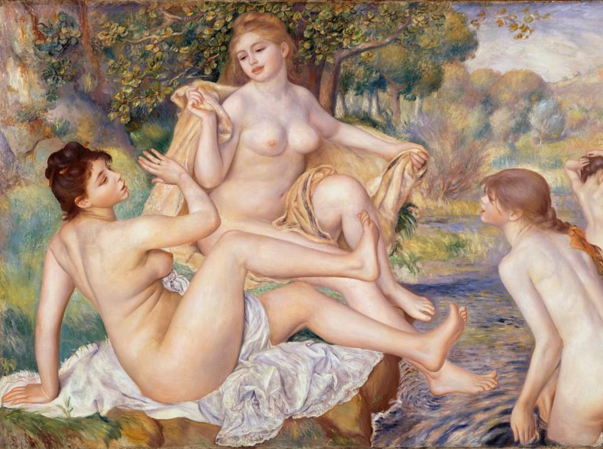 Grafika Auguste Renoir : Les Grandes Baigneuses
