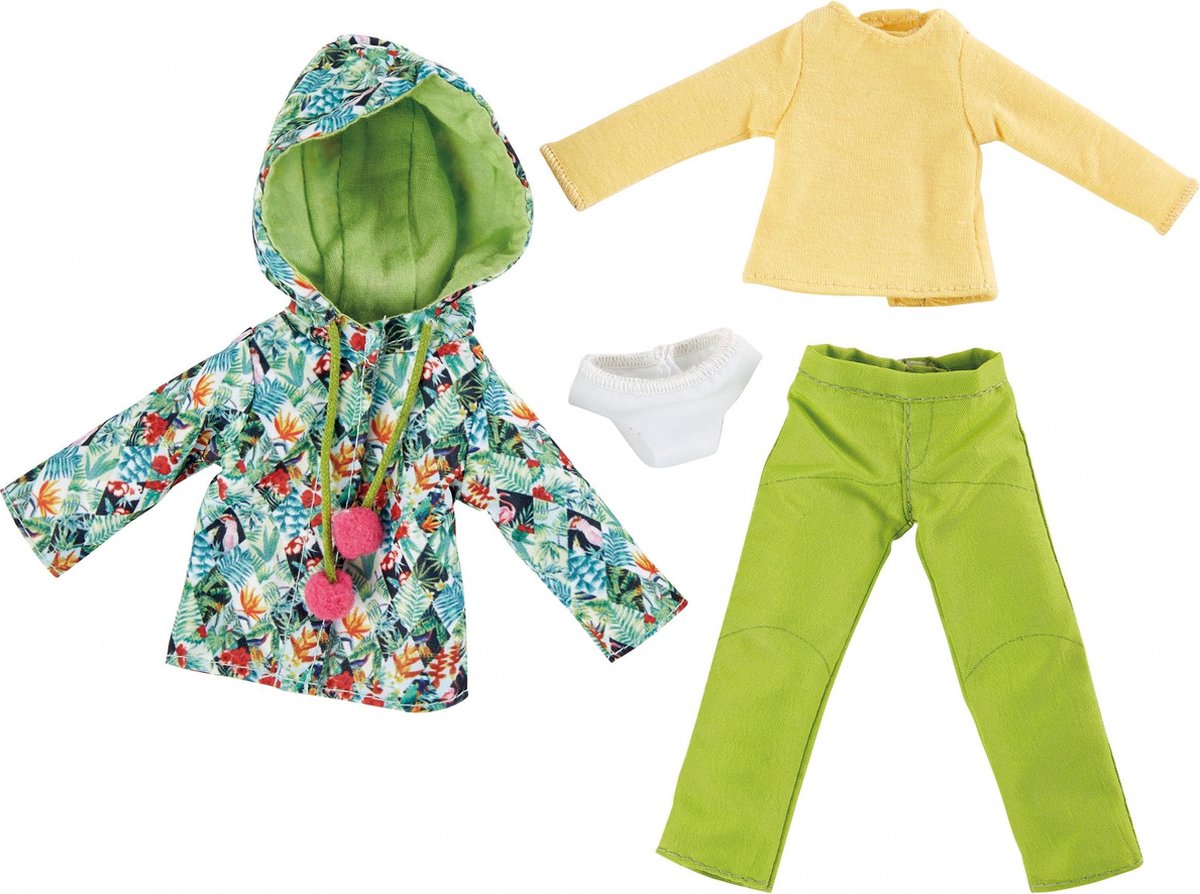 Käthe Kruse Winter Outfit Tropical Tienerpop Kledingset 4-delig