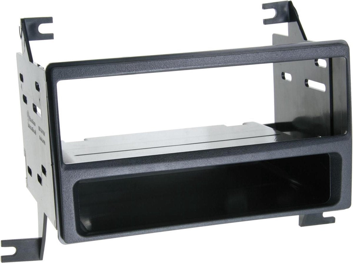 1-DIN Paneel met aflegbakje. Nissan Juke 2010-2014 Kleur: Zwart