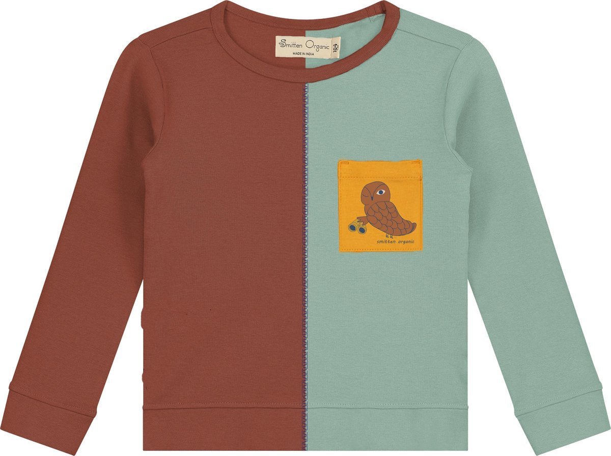 Smitten Organic 'Color Block'  T-Shirt - Maat 104