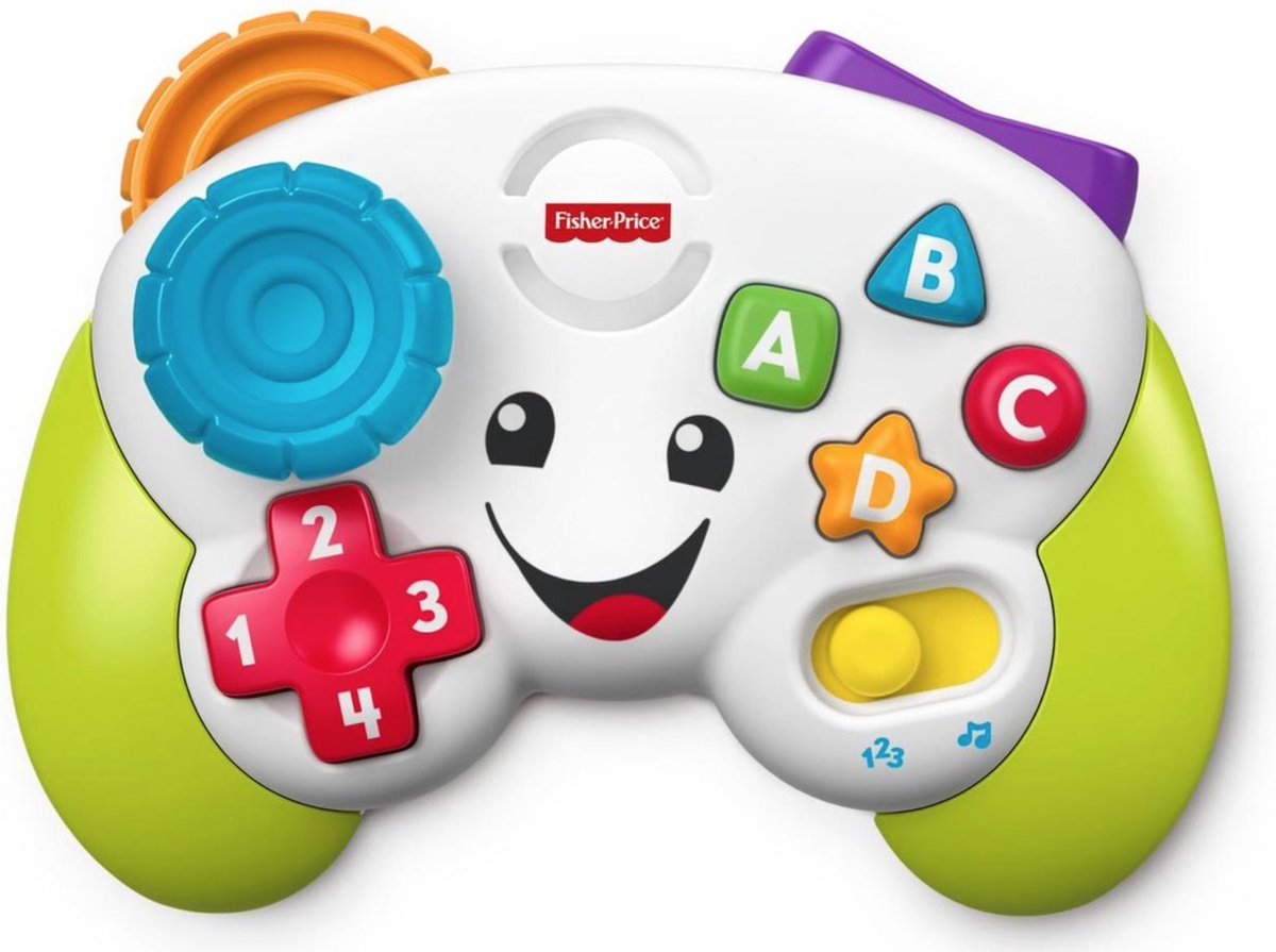 Mattel Videogame controller | joystick |  MATTEL LICHT GELUID | Spaans geluid | Talen | Leerplezier Game & Leer Controller
