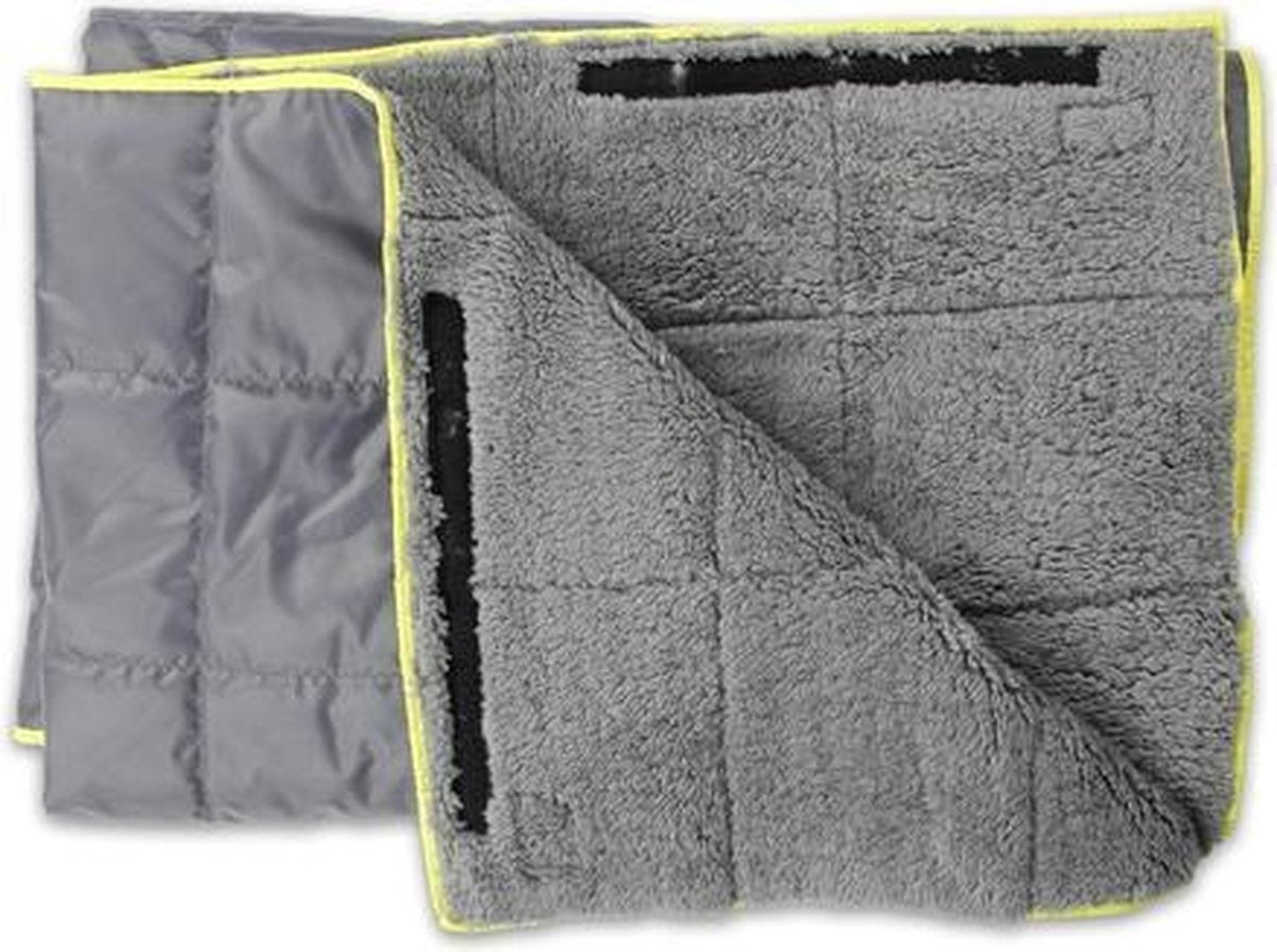 AFP Luxe reis deken 152 cm x 142 cm Grijs