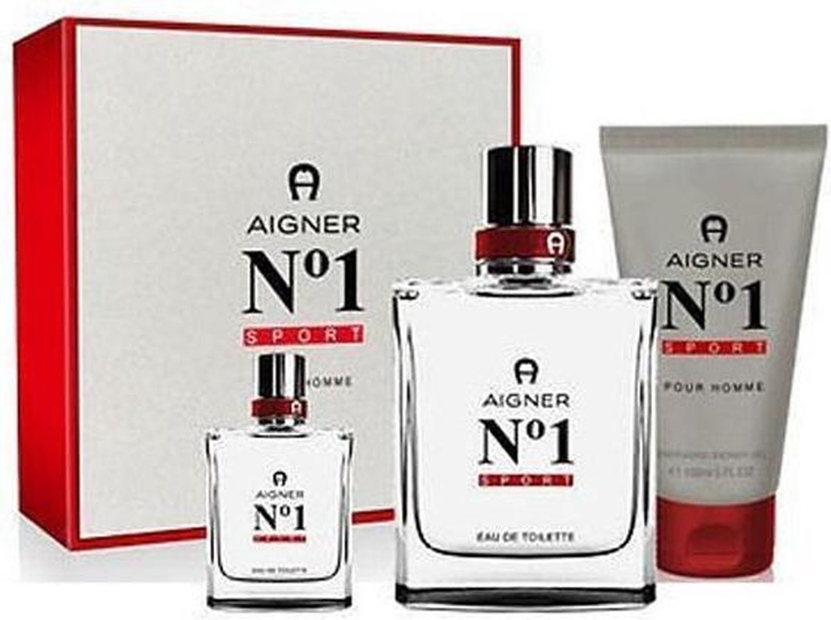 3 delige cadeau set  - Etienne Aigner - Etienne Aigner Sport Eau De Toilette Spray 100ml + Etienne Aigner Sport Shower Gel 150ml + Etienne Aigner Sport Eau De Toilette Spray 8ml