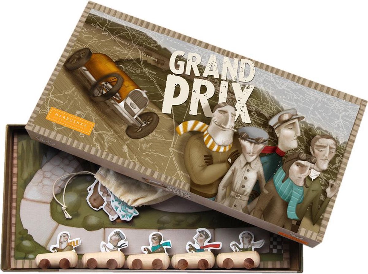 Ecologisch bordspel - [Marbushka] - Grand Prix - kinder en familie gezelschapsspel - Fairtrade